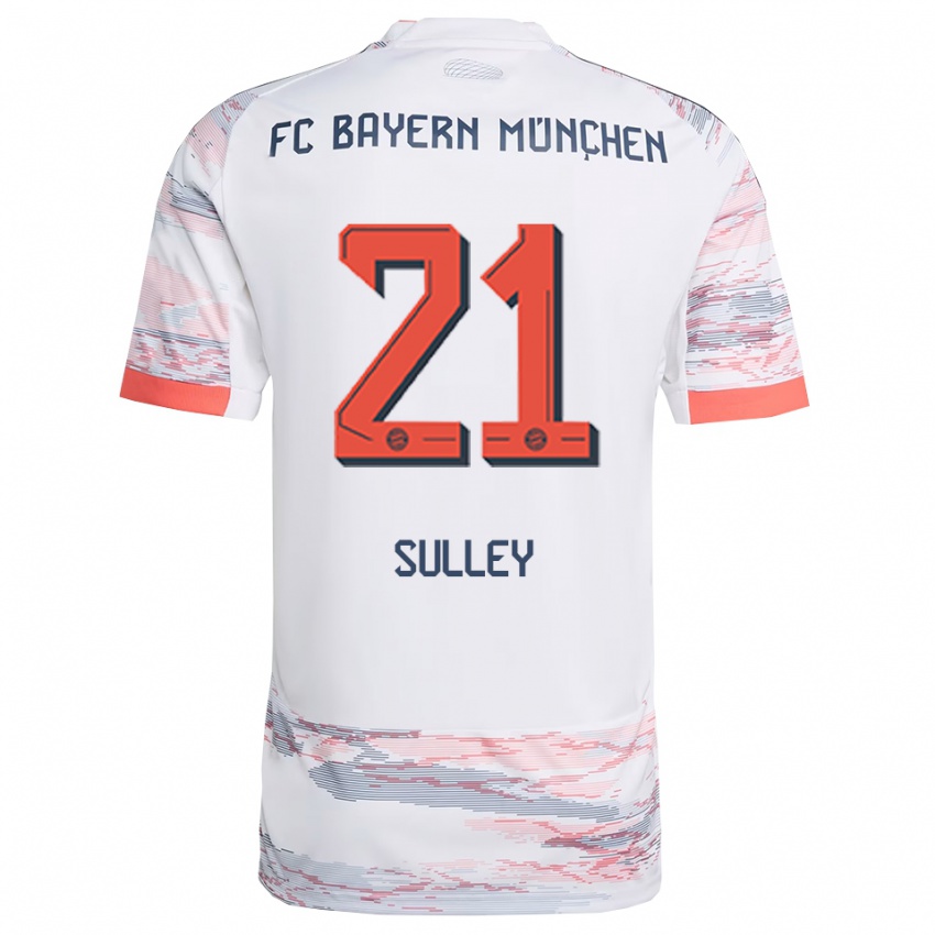 נשים וויליאמס באפור סאלי #21 לבן אפור הרחק ג'רזי 2025/26 חולצה קצרה