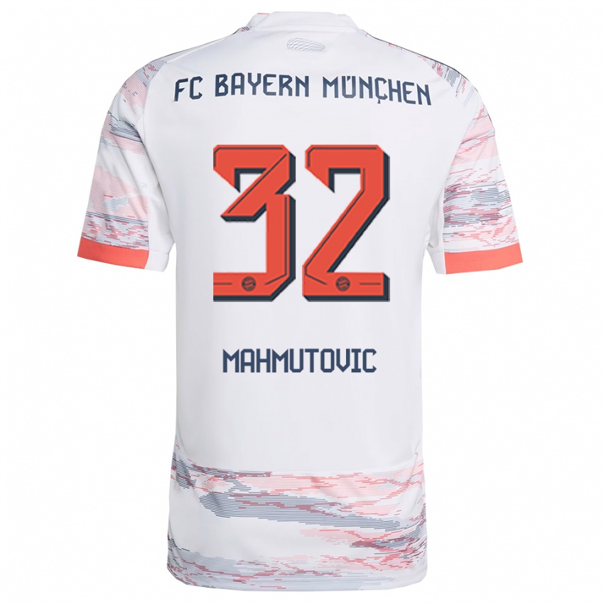 נשים אנה ממוטוביץ׳ #32 לבן אפור הרחק ג'רזי 2025/26 חולצה קצרה