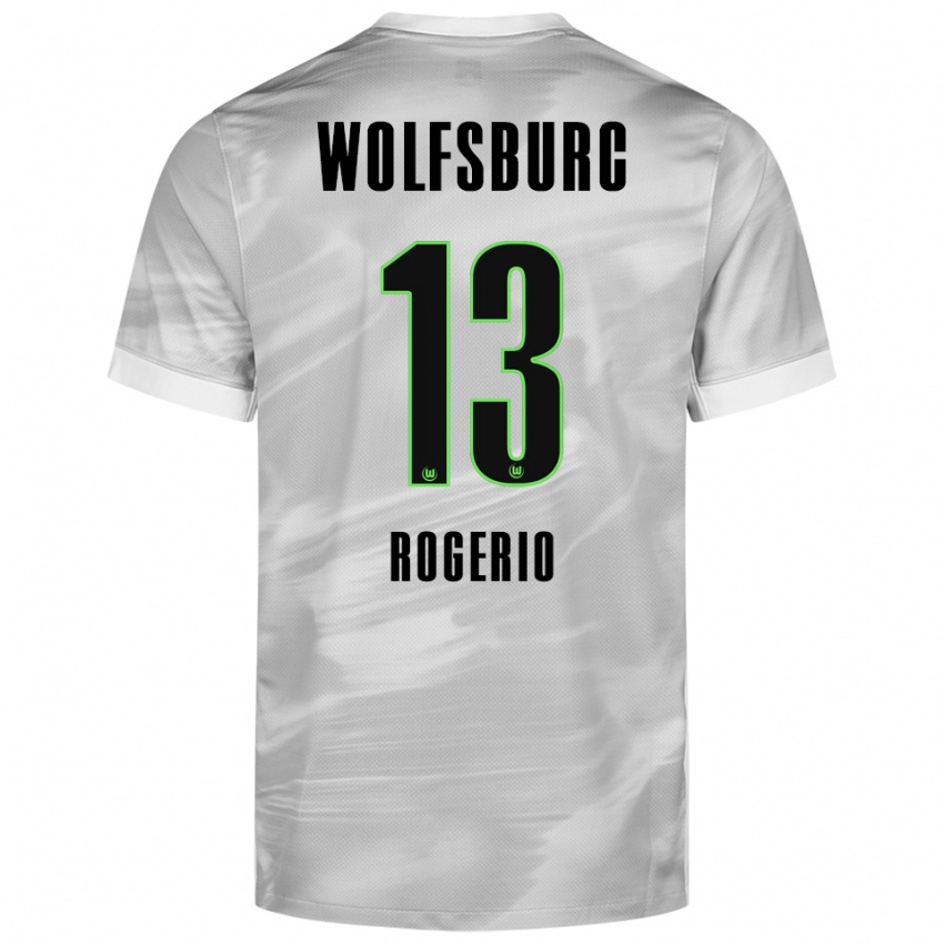 נשים רוג'ריו #13 אפור לבן הרחק ג'רזי 2025/26 חולצה קצרה