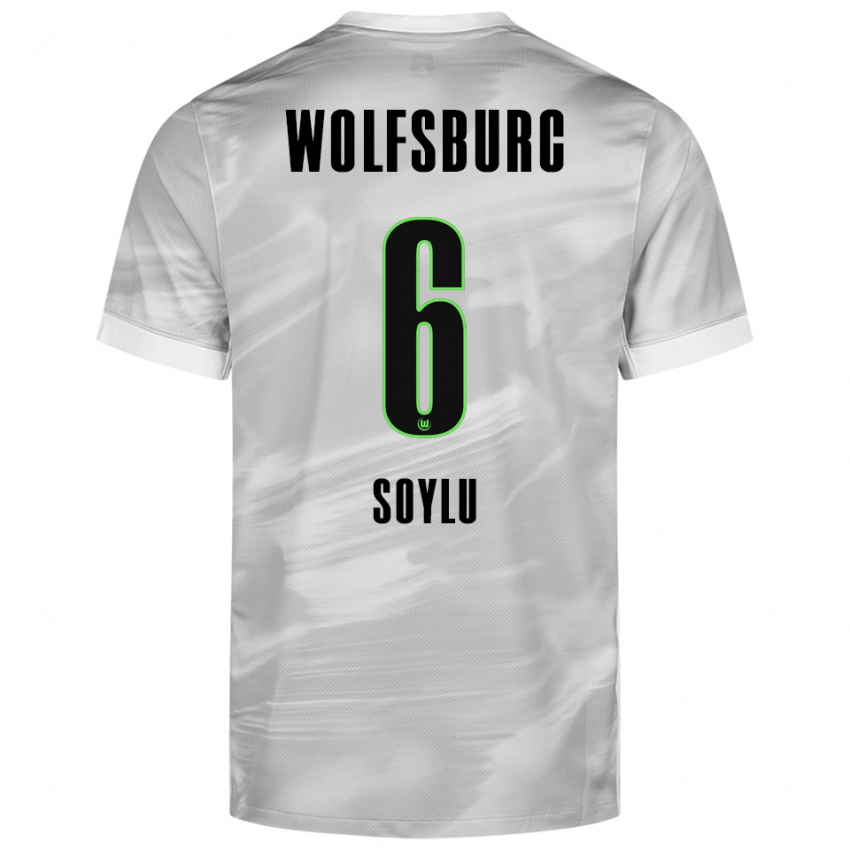 נשים דרווין סוילו #6 אפור לבן הרחק ג'רזי 2025/26 חולצה קצרה