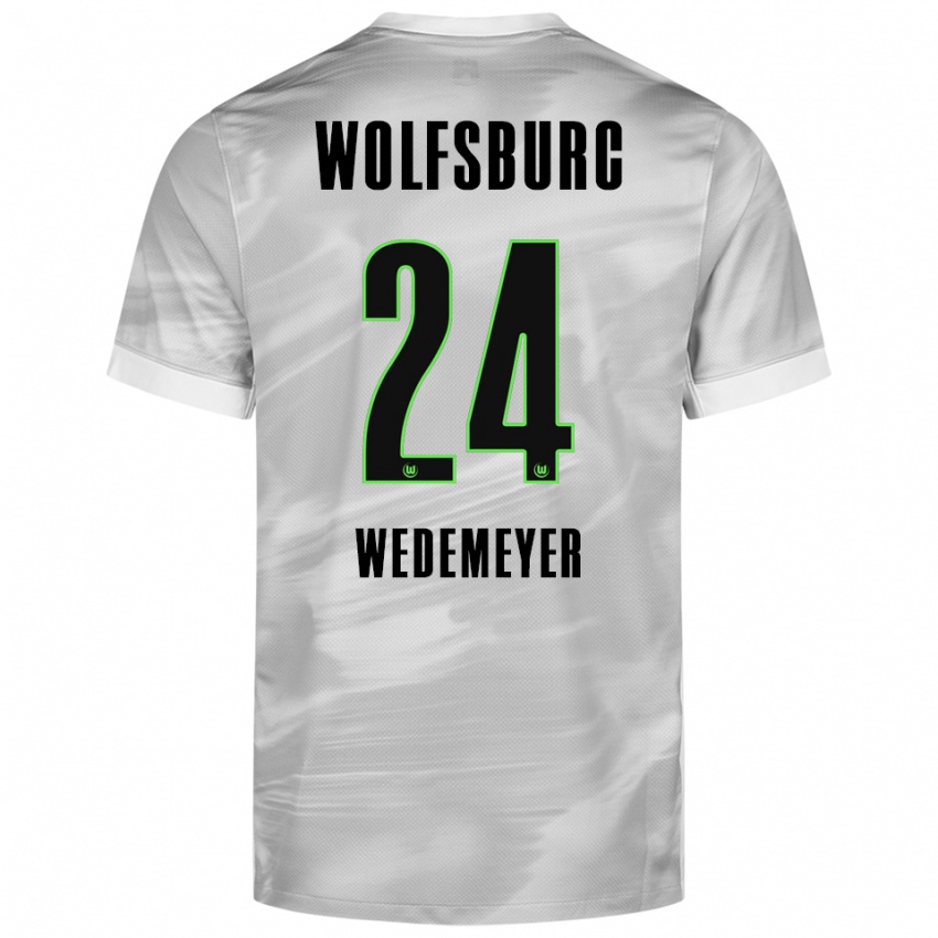 נשים ג׳ואל ודמאייר #24 אפור לבן הרחק ג'רזי 2025/26 חולצה קצרה