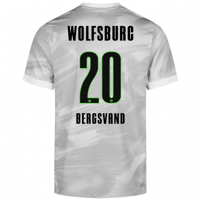 נשים גורו ברגסוונד #20 אפור לבן הרחק ג'רזי 2025/26 חולצה קצרה