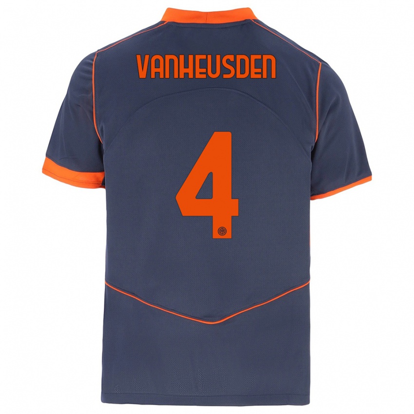 נשים זינהו ונהוזדן #4 אפור כתום ג'רזי קיט שלישי 2025/26 חולצה קצרה