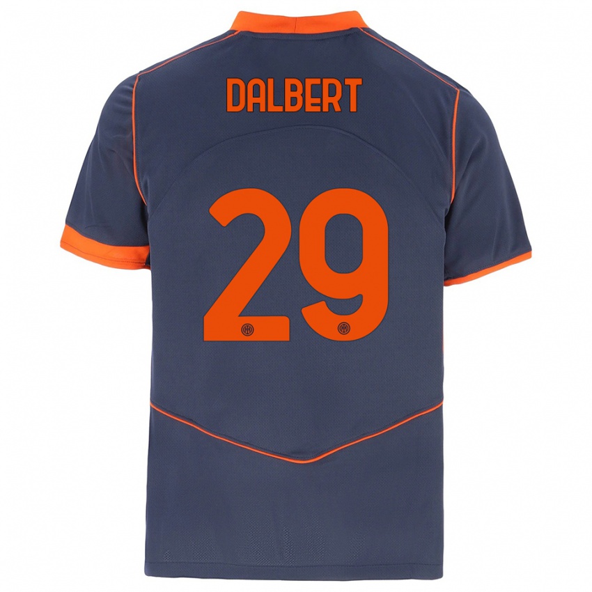 נשים דלברט הנריקה #29 אפור כתום ג'רזי קיט שלישי 2025/26 חולצה קצרה