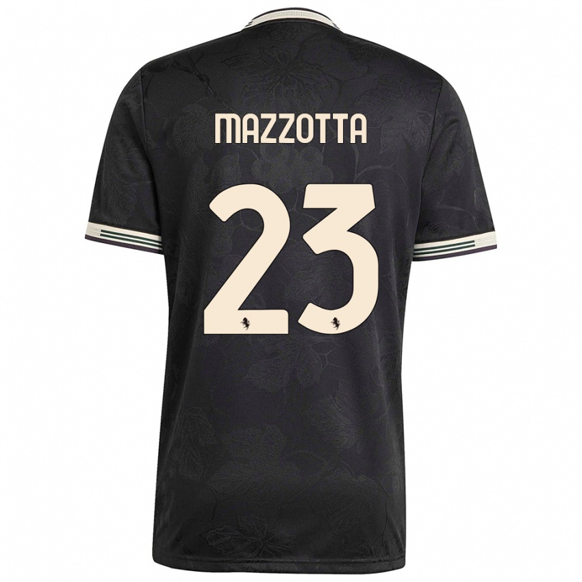 נשים Raphael Mazzotta #23 שחור לבן ירוק ג'רזי קיט שלישי 2025/26 חולצה קצרה