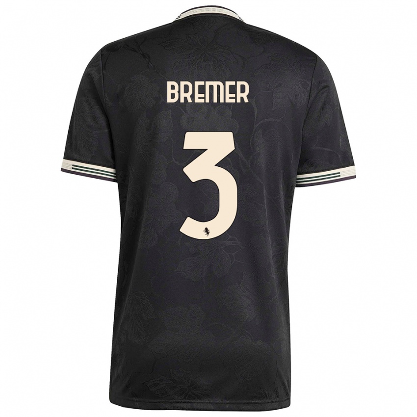 נשים גלייסון ברמר #3 שחור לבן ירוק ג'רזי קיט שלישי 2025/26 חולצה קצרה