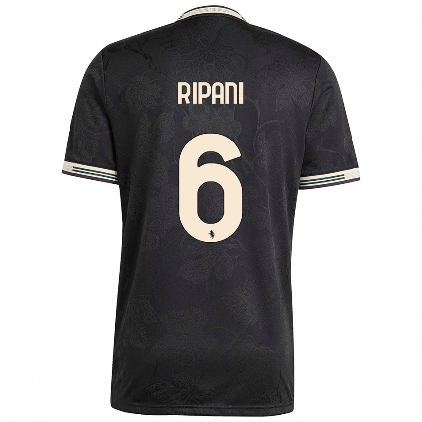 נשים דייגו ריפאני #6 שחור לבן ירוק ג'רזי קיט שלישי 2025/26 חולצה קצרה