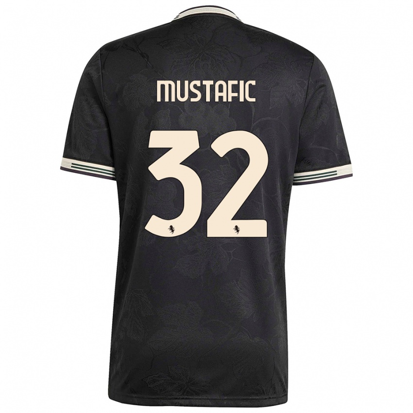 נשים Emma Mustafic #32 שחור לבן ירוק ג'רזי קיט שלישי 2025/26 חולצה קצרה