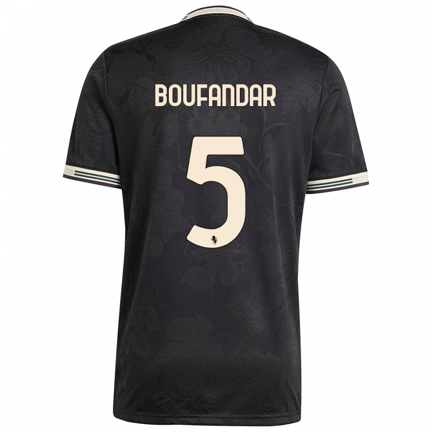 נשים אדם בופנדר #5 שחור לבן ירוק ג'רזי קיט שלישי 2025/26 חולצה קצרה