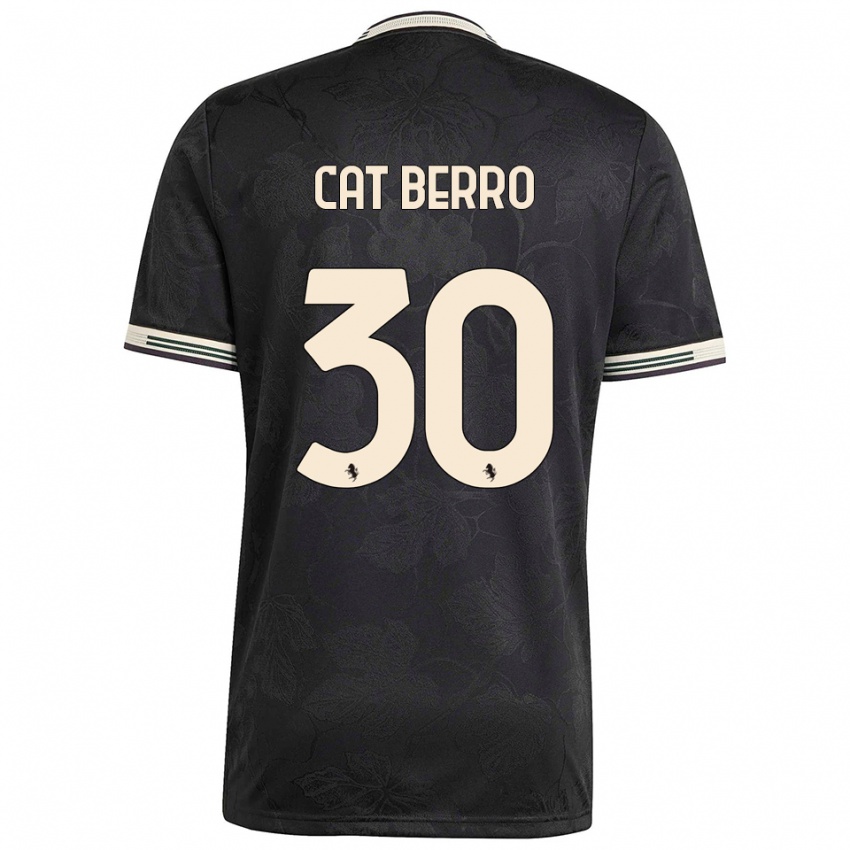 נשים סימון קאט ברו #30 שחור לבן ירוק ג'רזי קיט שלישי 2025/26 חולצה קצרה
