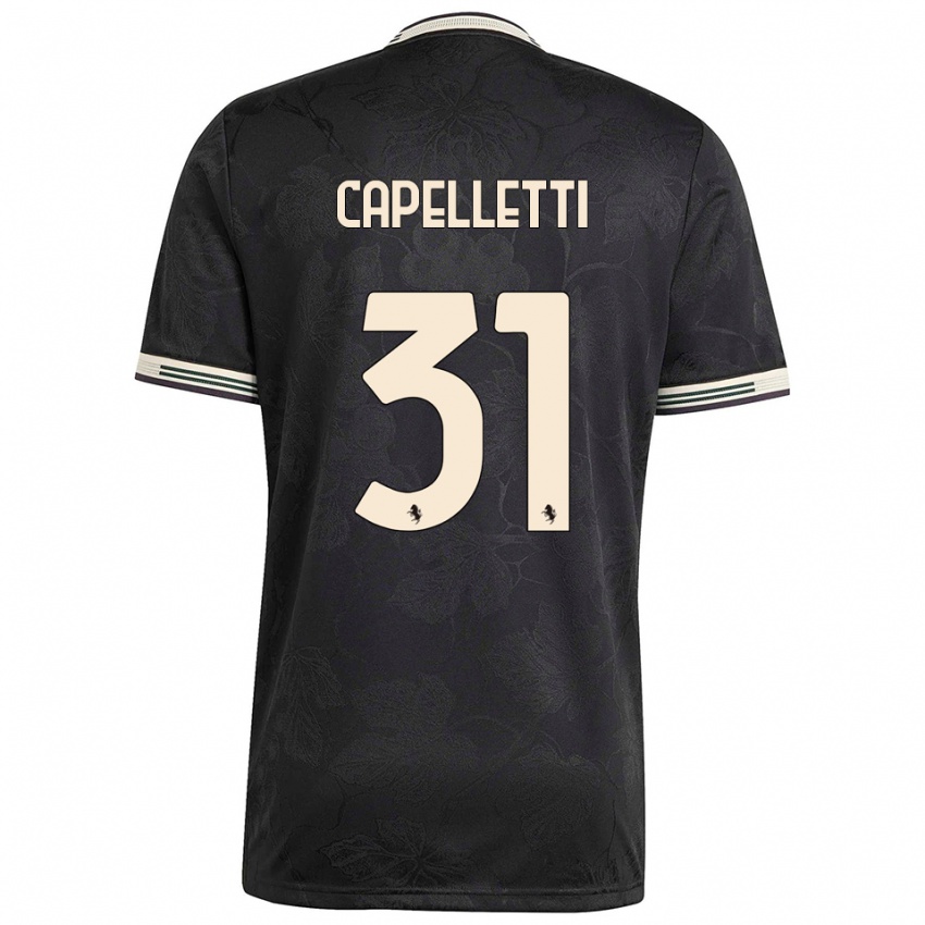 נשים אלסיה קאפלטי #31 שחור לבן ירוק ג'רזי קיט שלישי 2025/26 חולצה קצרה