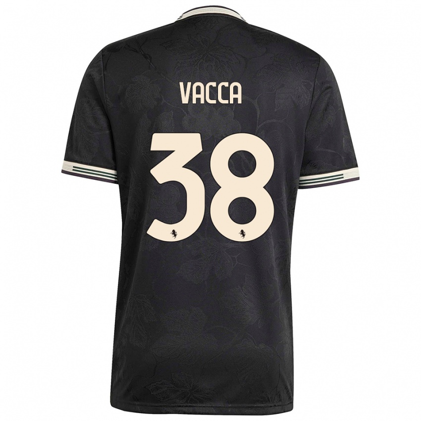 נשים אלסיו ואקה #38 שחור לבן ירוק ג'רזי קיט שלישי 2025/26 חולצה קצרה