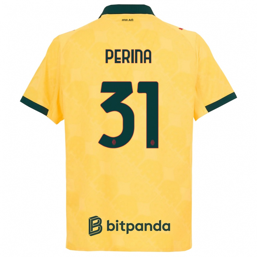 נשים ג'ואל פרינה #31 צהוב שחור ג'רזי קיט שלישי 2025/26 חולצה קצרה