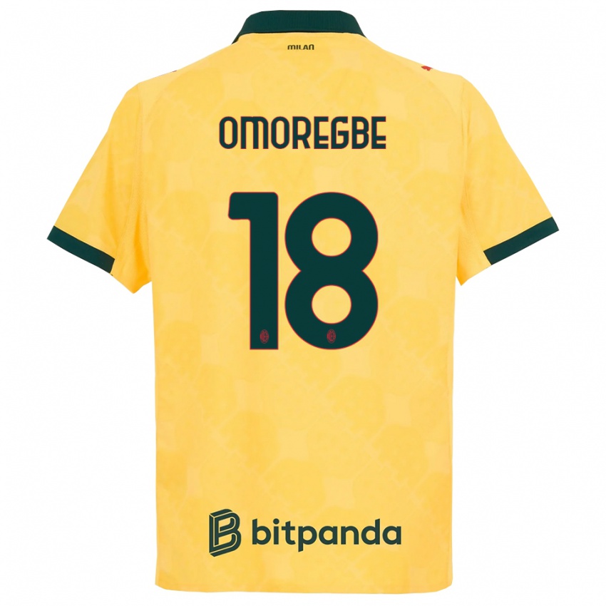 נשים בוב מרפי אומורגב #18 צהוב שחור ג'רזי קיט שלישי 2025/26 חולצה קצרה