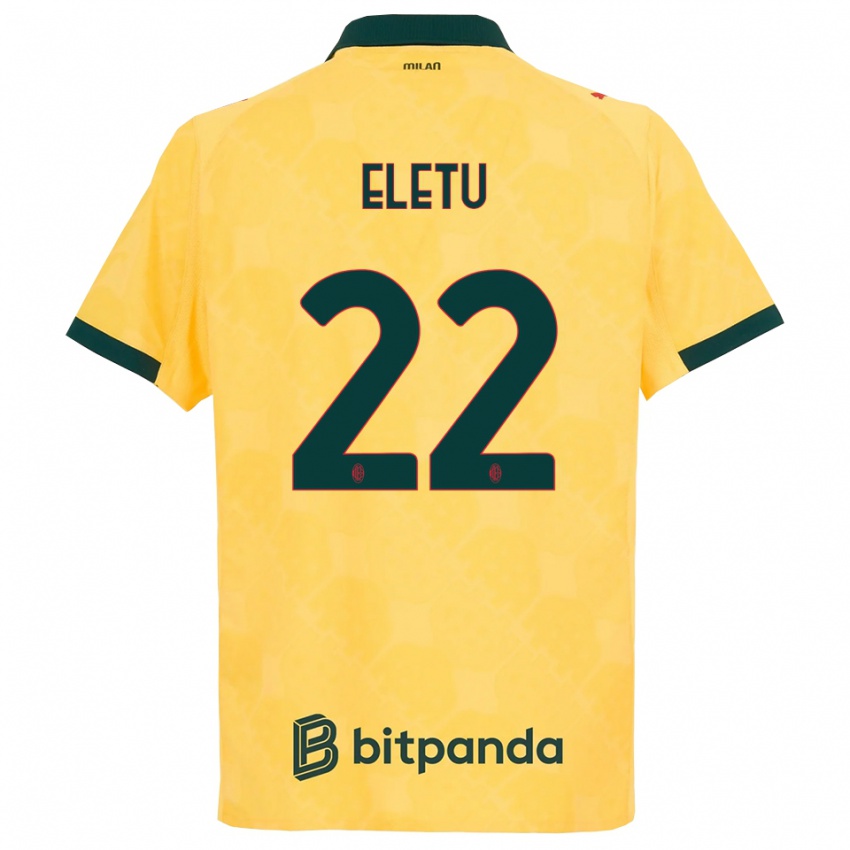 נשים ויקטור אלאטו #22 צהוב שחור ג'רזי קיט שלישי 2025/26 חולצה קצרה