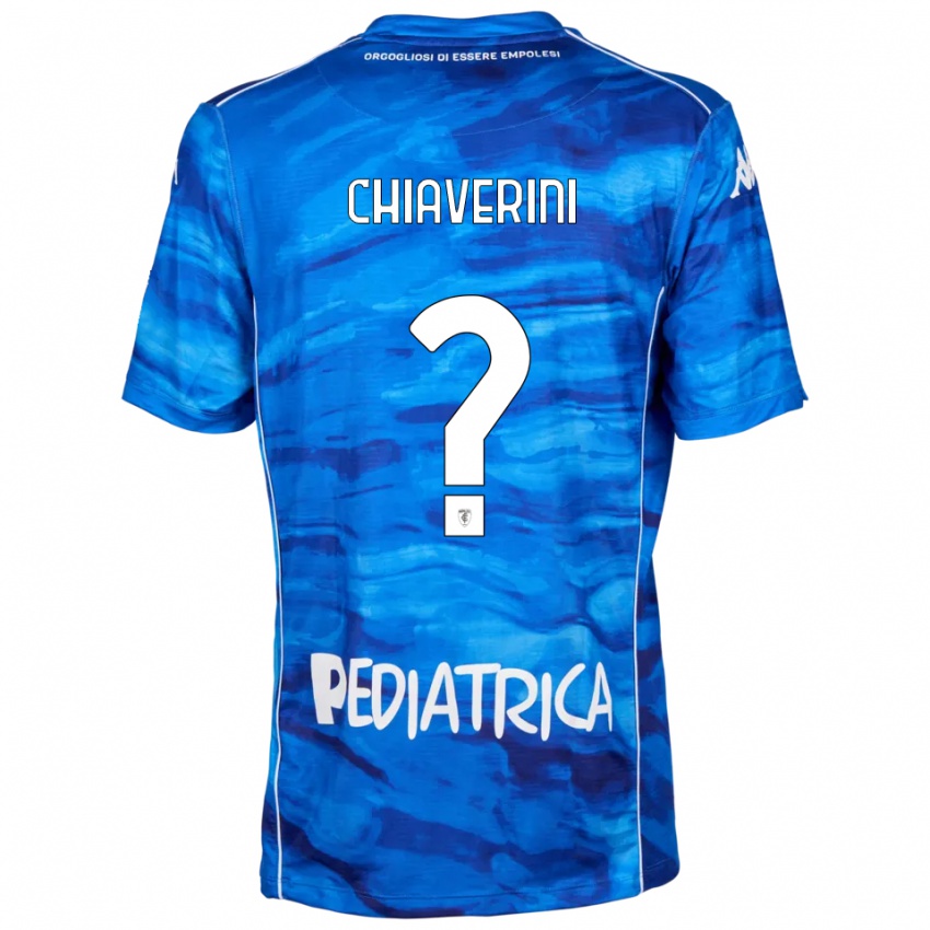 ילדים אלסיו קיאבריני #0 כחול לבן ג'רזי ביתית 2025/26 חולצה קצרה