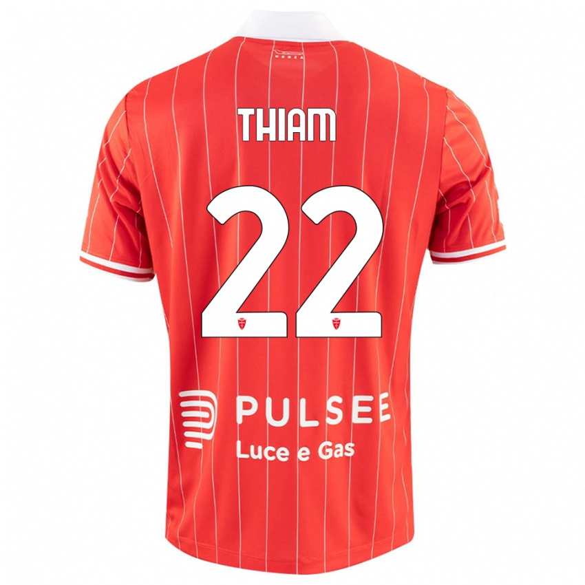 ילדים דמבה תיאם #22 אדום לבן ג'רזי ביתית 2025/26 חולצה קצרה