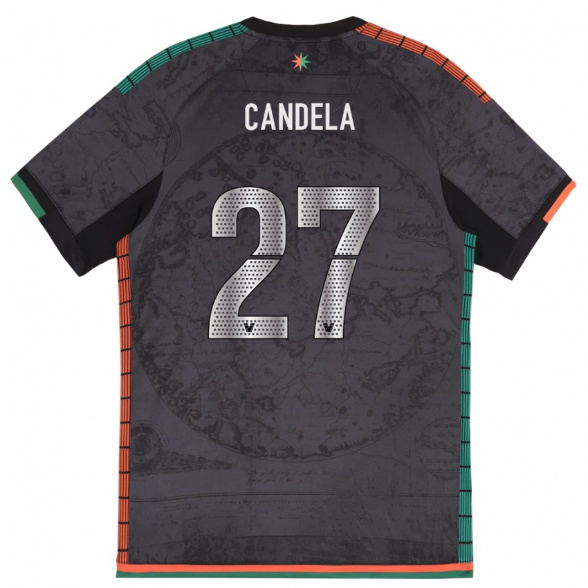 ילדים אנטוניו קנדלה #27 אפור כהה ג'רזי ביתית 2025/26 חולצה קצרה