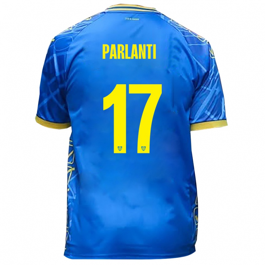 ילדים גבריאלה פרלנטי #17 כחול שמיים צהוב ג'רזי ביתית 2025/26 חולצה קצרה