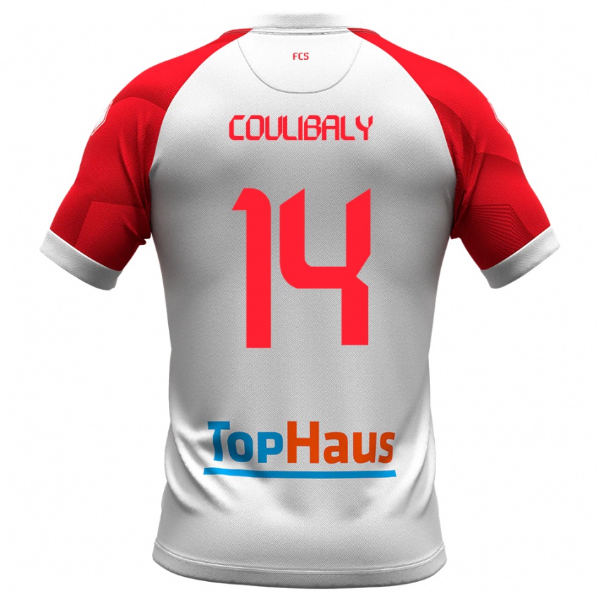 ילדים ממאדו קוליבאלי #14 לבן אדום ג'רזי ביתית 2025/26 חולצה קצרה