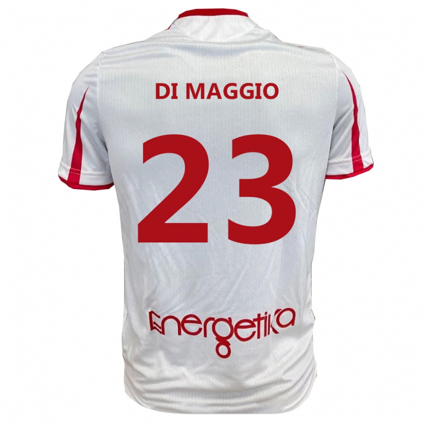 ילדים לוקה די מאג׳יו #23 לבן אדום ג'רזי ביתית 2025/26 חולצה קצרה