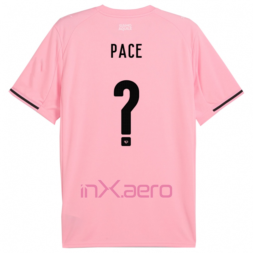 ילדים Andrea Pace #0 ורוד שחור ג'רזי ביתית 2025/26 חולצה קצרה