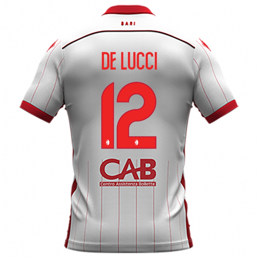 ילדים פאולו אנטוניו די לוצ׳י #12 לבן אדום ג'רזי ביתית 2025/26 חולצה קצרה