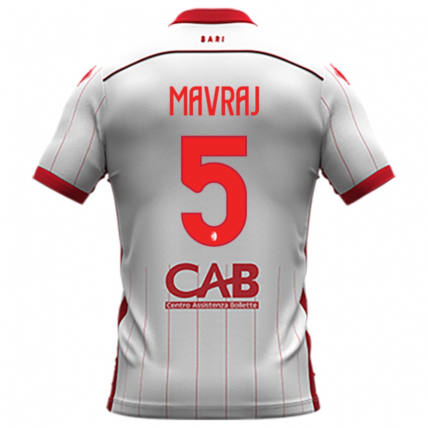 ילדים אינדריט מבראיי #5 לבן אדום ג'רזי ביתית 2025/26 חולצה קצרה