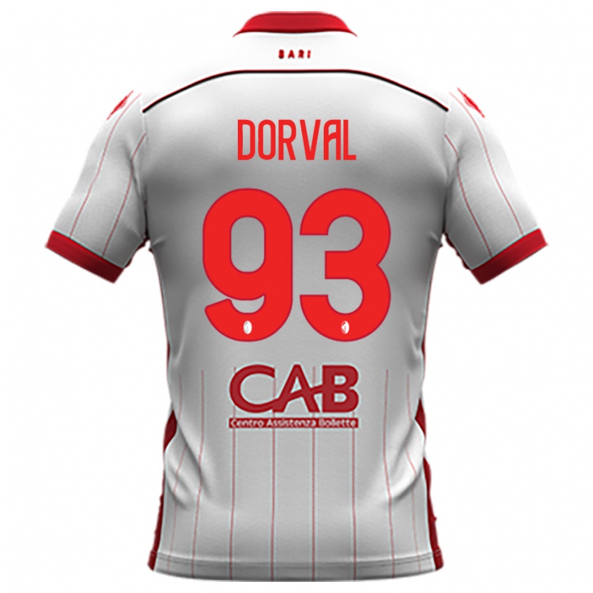 ילדים מהדי דורבל #93 לבן אדום ג'רזי ביתית 2025/26 חולצה קצרה