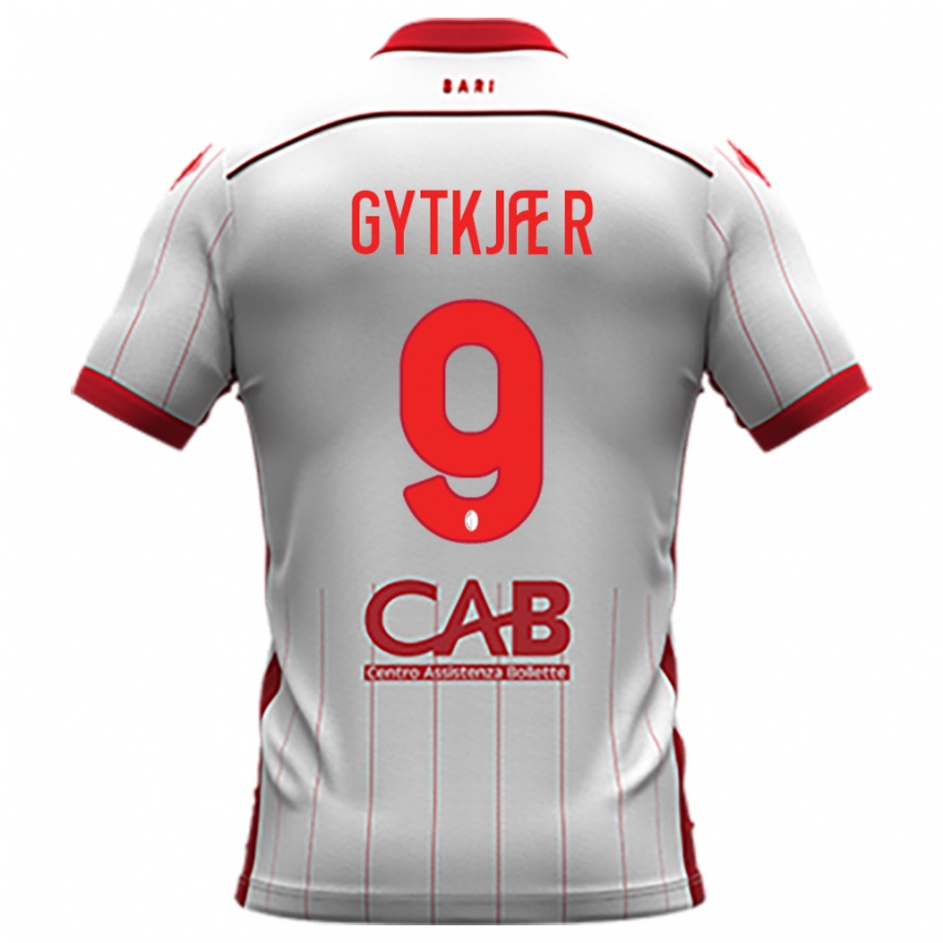 ילדים כריסטיאן גייטקייר #9 לבן אדום ג'רזי ביתית 2025/26 חולצה קצרה