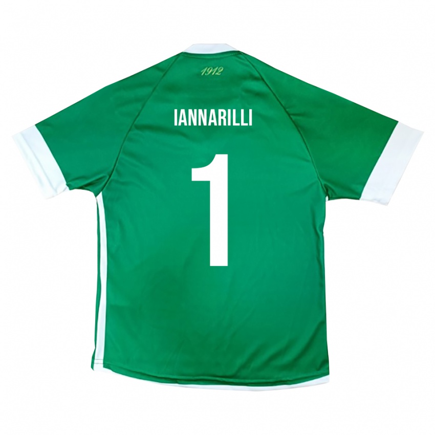 ילדים אנטוני ינרילי #1 ירוק לבן ג'רזי ביתית 2025/26 חולצה קצרה