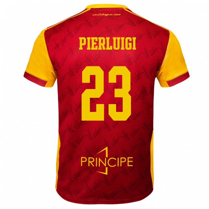 ילדים Federico Pierluigi #23 צהוב אדום ג'רזי ביתית 2025/26 חולצה קצרה