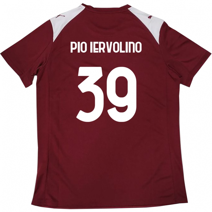 ילדים אנטוניו פיוס ארבולינו #39 בורדו לבן ג'רזי ביתית 2025/26 חולצה קצרה