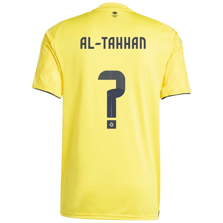 ילדים Yousef Al-Tahhan #0 צהוב שחור ג'רזי ביתית 2025/26 חולצה קצרה