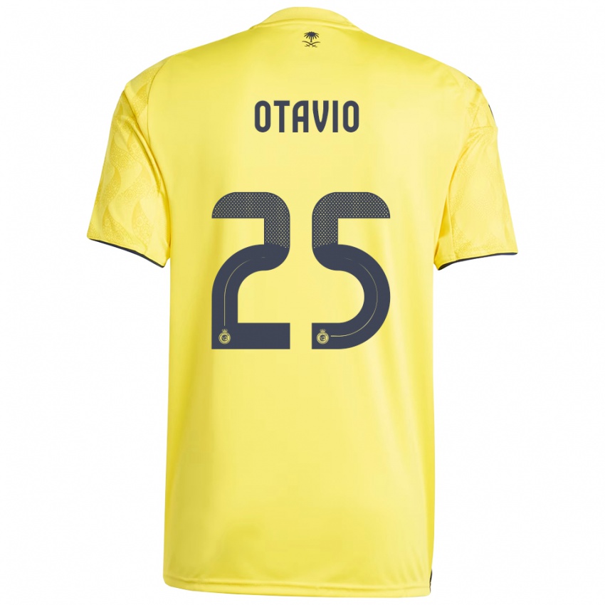 ילדים אוטביו #25 צהוב שחור ג'רזי ביתית 2025/26 חולצה קצרה