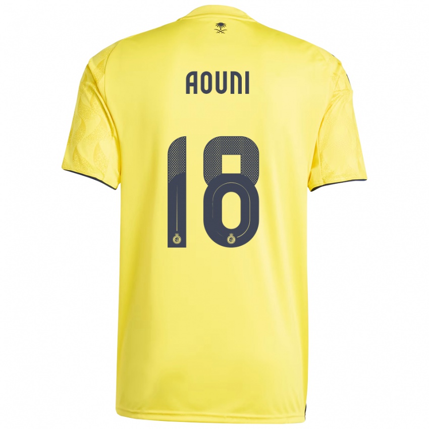 ילדים סאמיה עוני #18 צהוב שחור ג'רזי ביתית 2025/26 חולצה קצרה