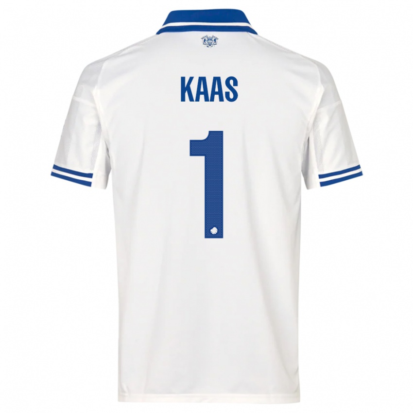 ילדים אנה לואיז קוס #1 לבן כחול ג'רזי ביתית 2025/26 חולצה קצרה