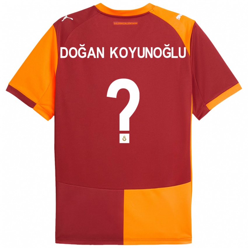 ילדים Arda Doğan Koyunoğlu #0 אדום כתום ג'רזי ביתית 2025/26 חולצה קצרה