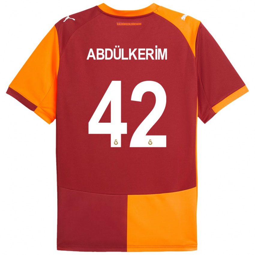 ילדים אבדילקרים ברדקס #42 אדום כתום ג'רזי ביתית 2025/26 חולצה קצרה