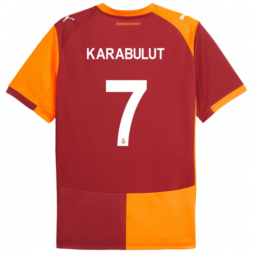 ילדים ארזו קראבולוט #7 אדום כתום ג'רזי ביתית 2025/26 חולצה קצרה