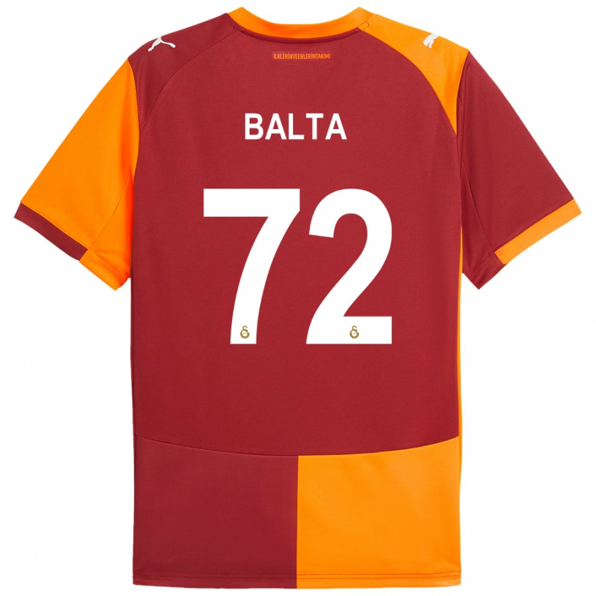 ילדים קאגרי האקאן בלטה #72 אדום כתום ג'רזי ביתית 2025/26 חולצה קצרה