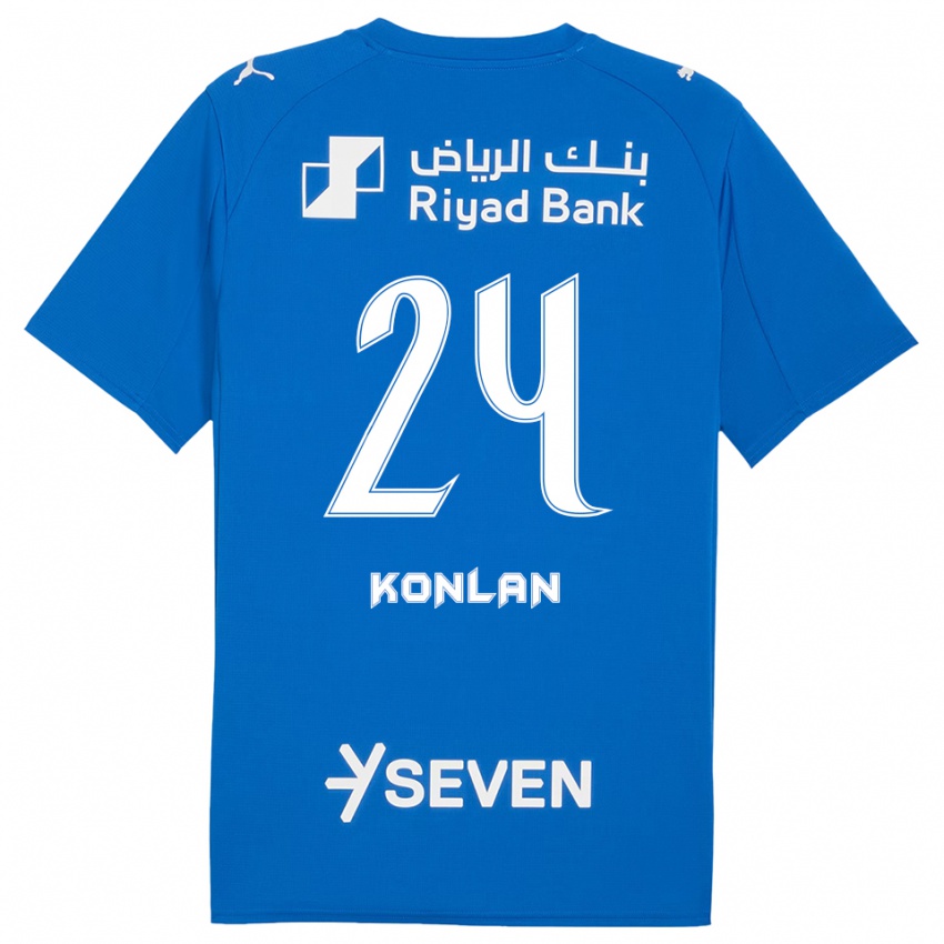 ילדים Cynthia Konlan #24 כחול לבן ג'רזי ביתית 2025/26 חולצה קצרה