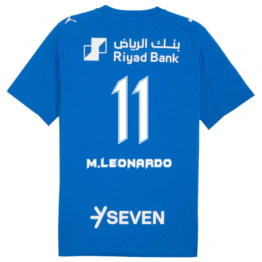 ילדים מרקוס לאונרדו #11 כחול לבן ג'רזי ביתית 2025/26 חולצה קצרה