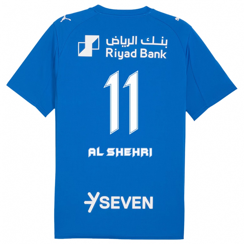 ילדים סאלח א-שהרי #11 כחול לבן ג'רזי ביתית 2025/26 חולצה קצרה