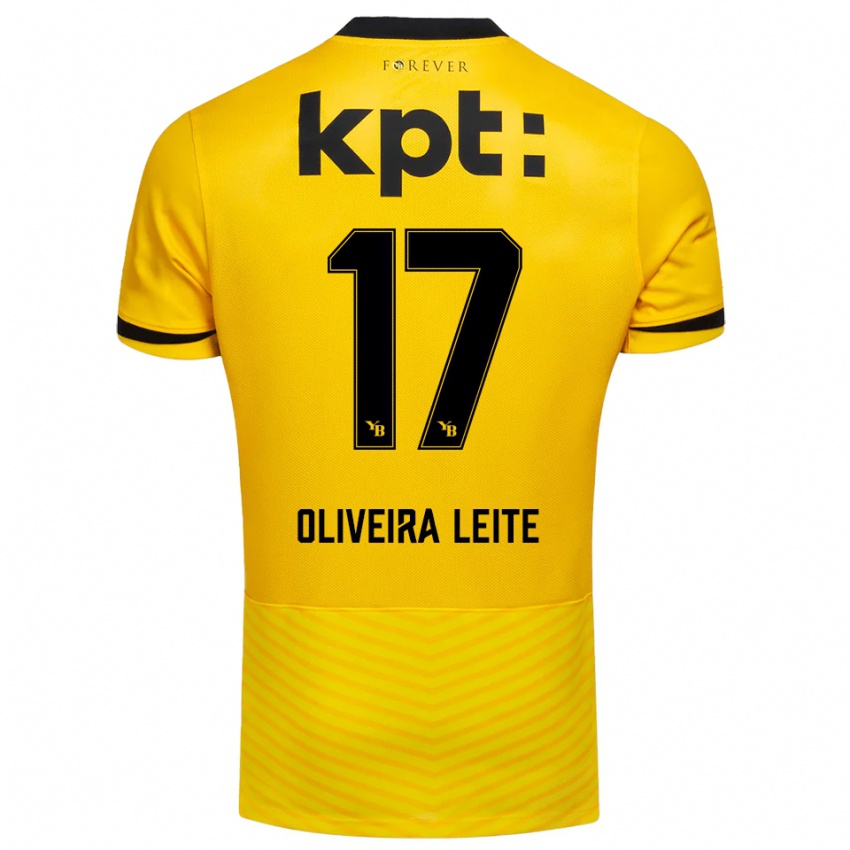 ילדים אנה לייטה #17 צהוב שחור ג'רזי ביתית 2025/26 חולצה קצרה