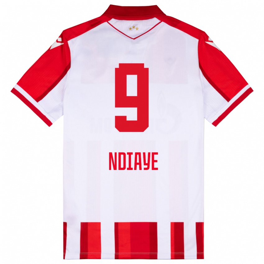 ילדים שריף נדייה #9 אדום לבן ג'רזי ביתית 2025/26 חולצה קצרה