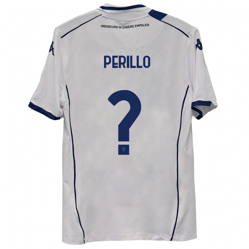 ילדים Diego Perillo #0 כחול כהה הרחק ג'רזי 2025/26 חולצה קצרה