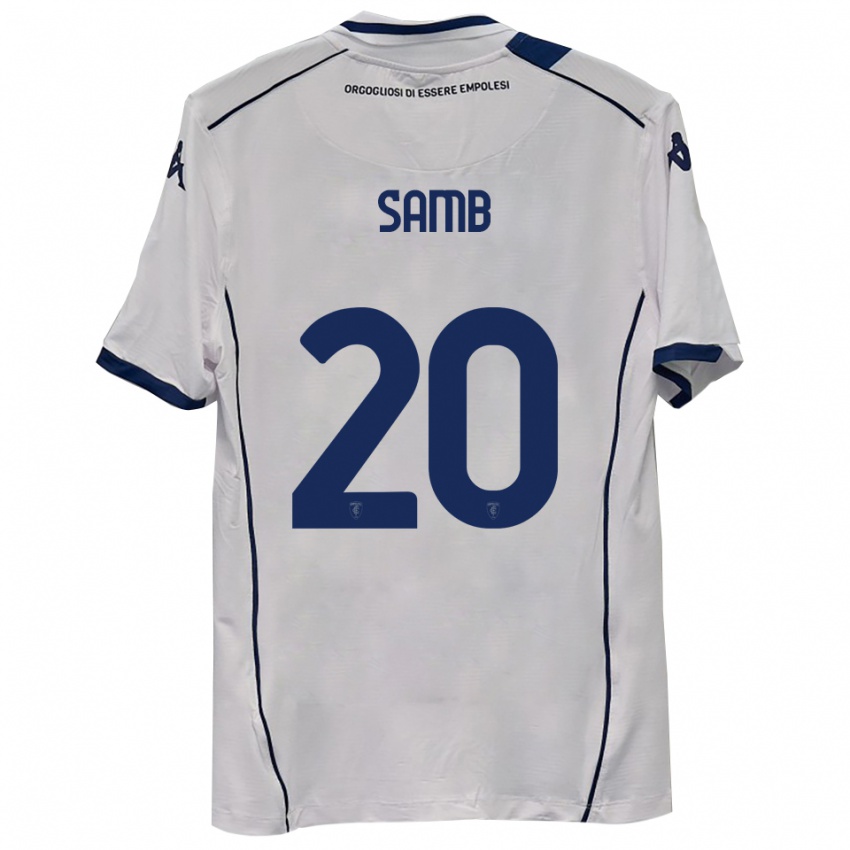 ילדים Demba Samb #20 כחול כהה הרחק ג'רזי 2025/26 חולצה קצרה