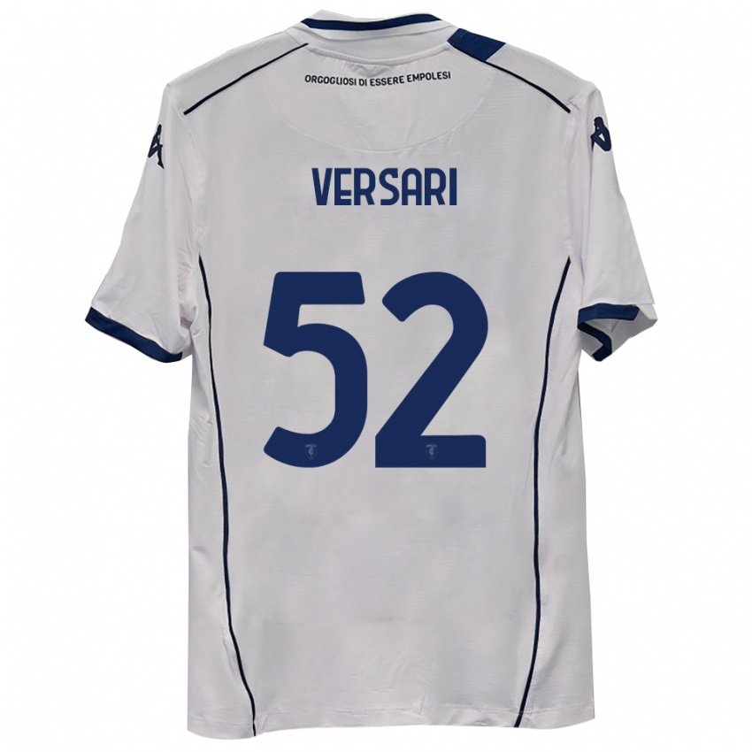 ילדים פרנצ׳סקו ורסארי #52 כחול כהה הרחק ג'רזי 2025/26 חולצה קצרה