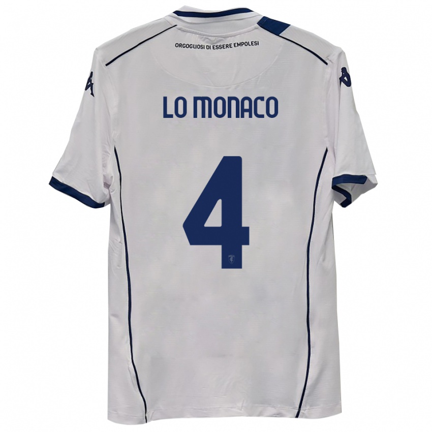 ילדים Luca Lo Monaco #4 כחול כהה הרחק ג'רזי 2025/26 חולצה קצרה